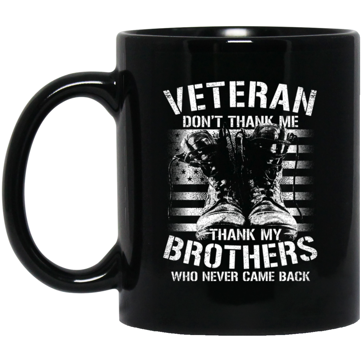 Don't Thank Me | 11 oz. Black Mug