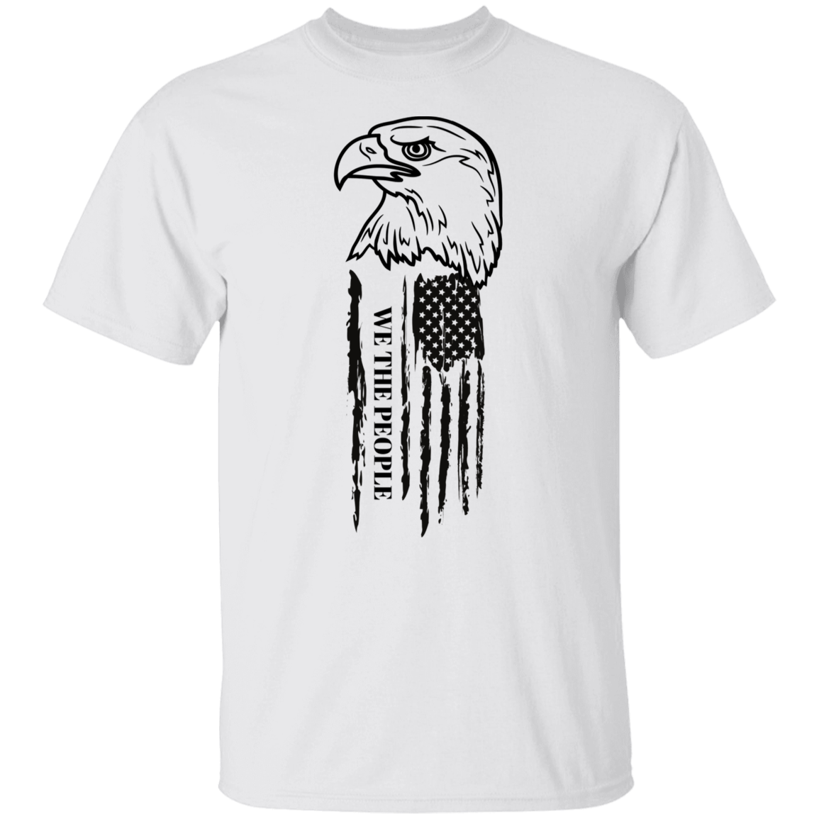 Distressed Side Eagle Black | WTP T-Shirt
