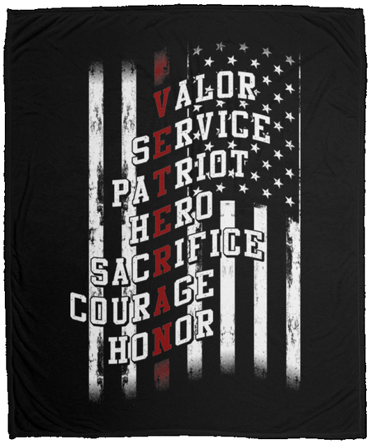 Veteran | Cozy Plush Fleece Blanket