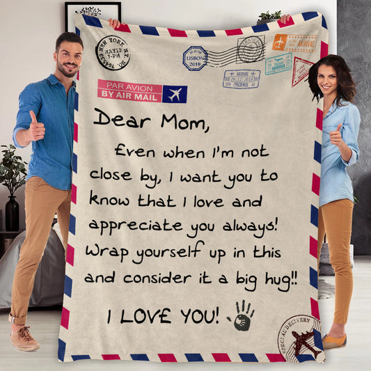 Dear Mom |Cozy Plush Fleece Blanket