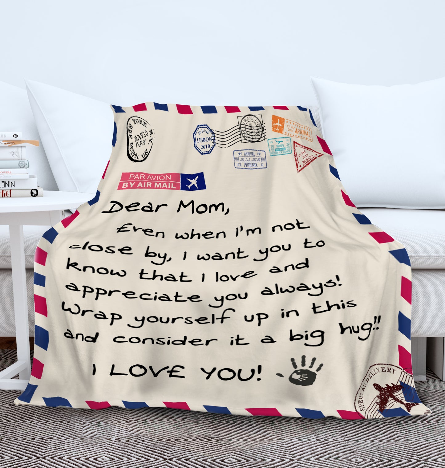 Dear Mom |Cozy Plush Fleece Blanket