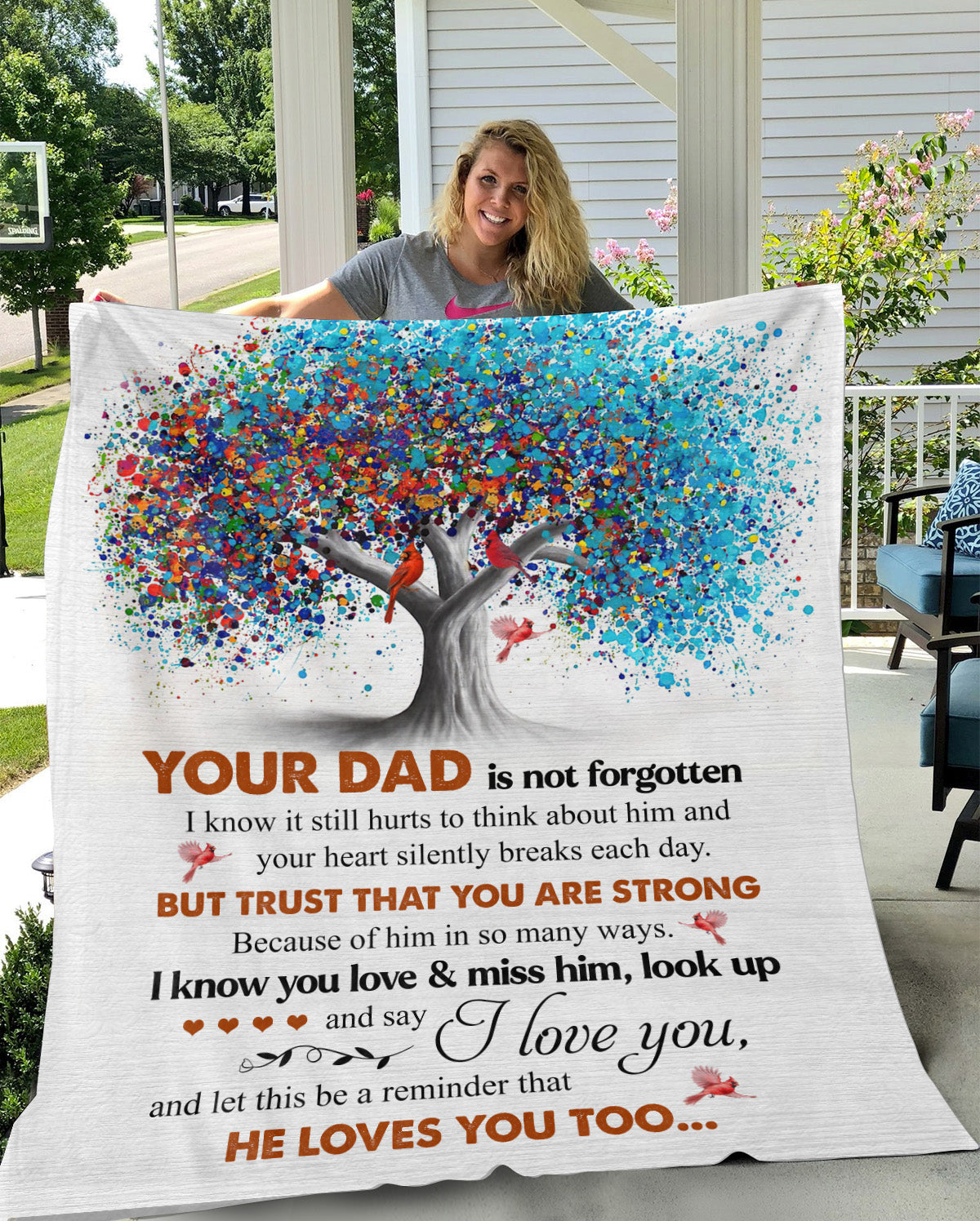 Never Forgotten | Cozy Plush Fleece Blanket