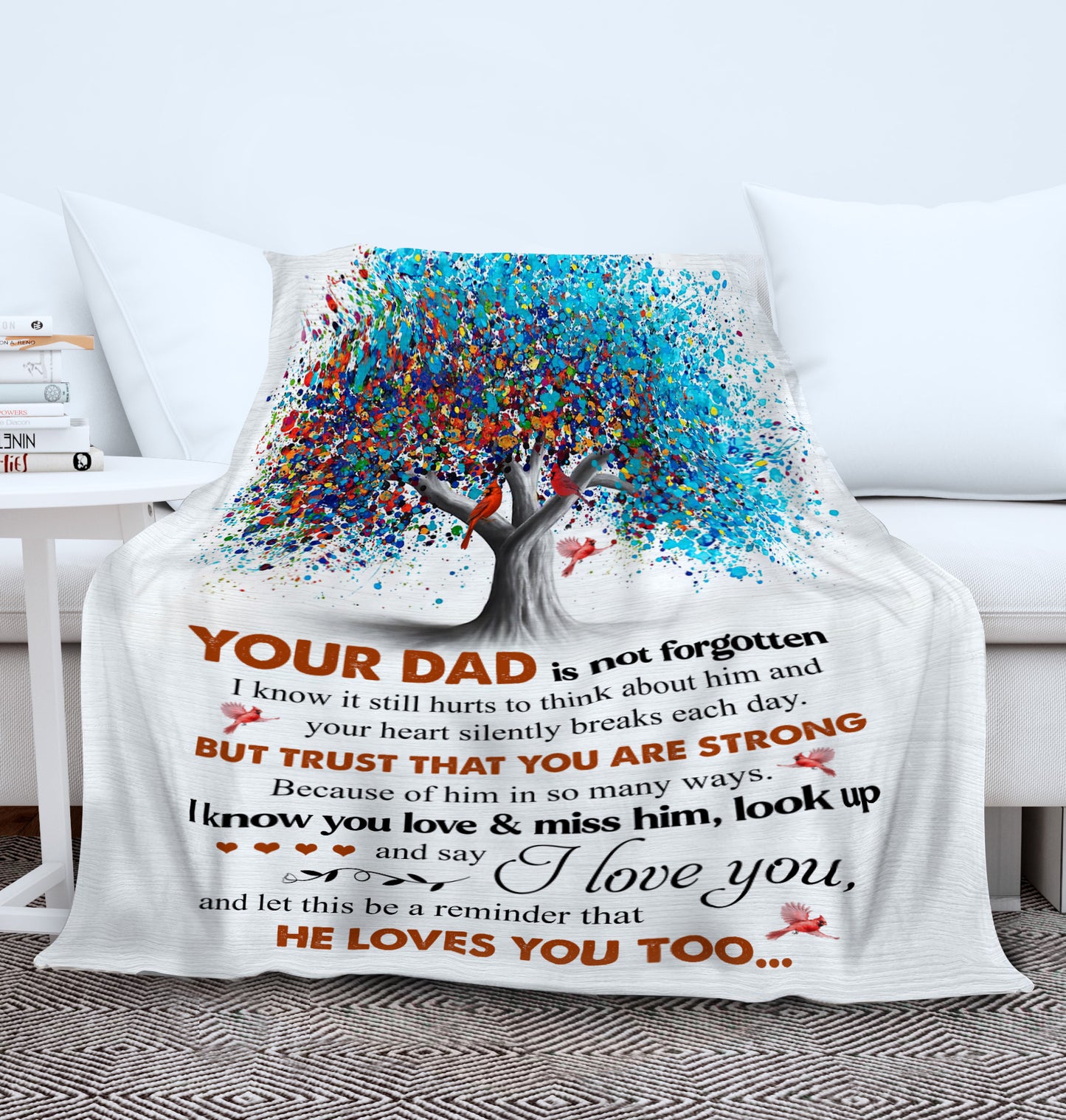 Never Forgotten | Cozy Plush Fleece Blanket