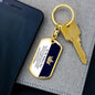Straighten Your Crown Son | Dog Tag Keychain