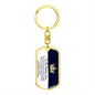 Straighten Your Crown Son | Dog Tag Keychain
