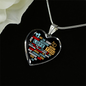 To My Wife-Never Forget That I Love You | Heart Pendant