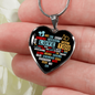 To My Wife-Never Forget That I Love You | Heart Pendant