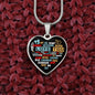 To My Wife-Never Forget That I Love You | Heart Pendant
