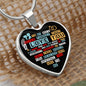 To My Wife-Never Forget That I Love You | Heart Pendant