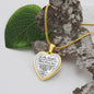 To My Daughter Love Mom | Keepsake Heart Necklace