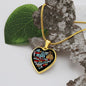 To My Wife-Never Forget That I Love You | Heart Pendant