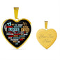 To My Wife-Never Forget That I Love You | Heart Pendant