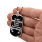 My Mom Watches My Back | Dog Tag Necklace