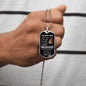 To My Son I Promise | Dog Tag Necklace