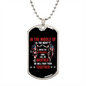 In The Middle of the Night | Dog Tag (Red, White & Blue Design)