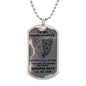 I Am The Storm | To My Daughter Dog Tag Necklace