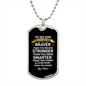 To My Strong, Brave Son | Dog Tag Love Mom