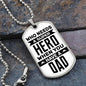 Superhero Dad | Dog Tag Necklace