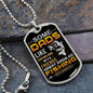 Fishing with Daughter | Dog Tag Necklace
