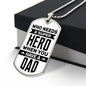 Superhero Dad | Dog Tag Necklace
