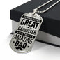 Amazing Dad | Dog Tag Necklace