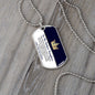 Straighten Your Crown Daughter| Dog Tag Necklace