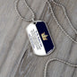 Straighten Your Crown Son | Dog Tag Necklace