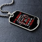 In The Middle of the Night | Dog Tag (Red, White & Blue Design)