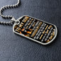 To My Son | If I Could Give You One Thing Dog Tag