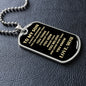 To My Son Always Remember Love Mom | Dog Tag