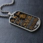 To My Son | I Believe in You Dog Tag