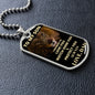 I Promise | To My Son Dog Tag