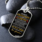 My Dear Grandson | Dog Tag Necklace