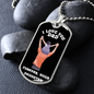 I Love You dad Dog Tag