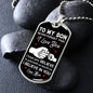 Never Forget | Love Mom Dog Tag