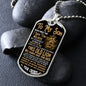 To My Son | I Believe in You Dog Tag