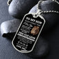 To My Son I Promise | Dog Tag Necklace
