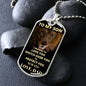 I Promise | To My Son Dog Tag