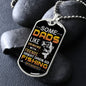 Fishing with Daughter | Dog Tag Necklace