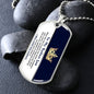 Straighten Your Crown Son | Dog Tag Necklace