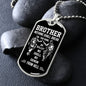 Brother-Nothing Shall Break This Bond | Dog Tag (Black & White Design)