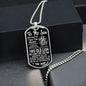 Remember Whose Son You Are | Dog Tag (Black & White Design)