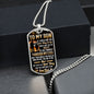 To My Son | If I Could Give You One Thing Dog Tag