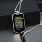 To My Strong, Brave Son | Dog Tag Love Mom