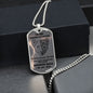 I Am The Storm | To My Daughter Dog Tag Necklace