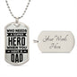 Superhero Dad | Dog Tag Necklace