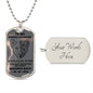I Am The Storm | To My Daughter Dog Tag Necklace