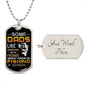 Fishing with Daughter | Dog Tag Necklace
