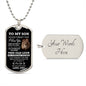 To My Son I Promise | Dog Tag Necklace