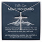 Faith Can Move Mountains | CZ Cross Necklace